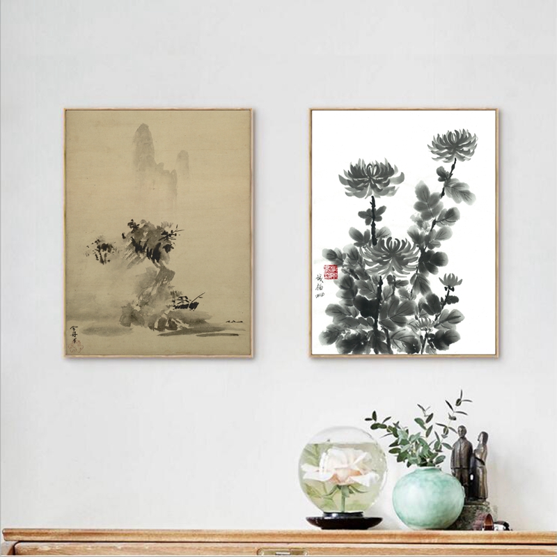 Japanese Lifestyle And Traditions - Japanese Traditional ink Painting Canvas Art