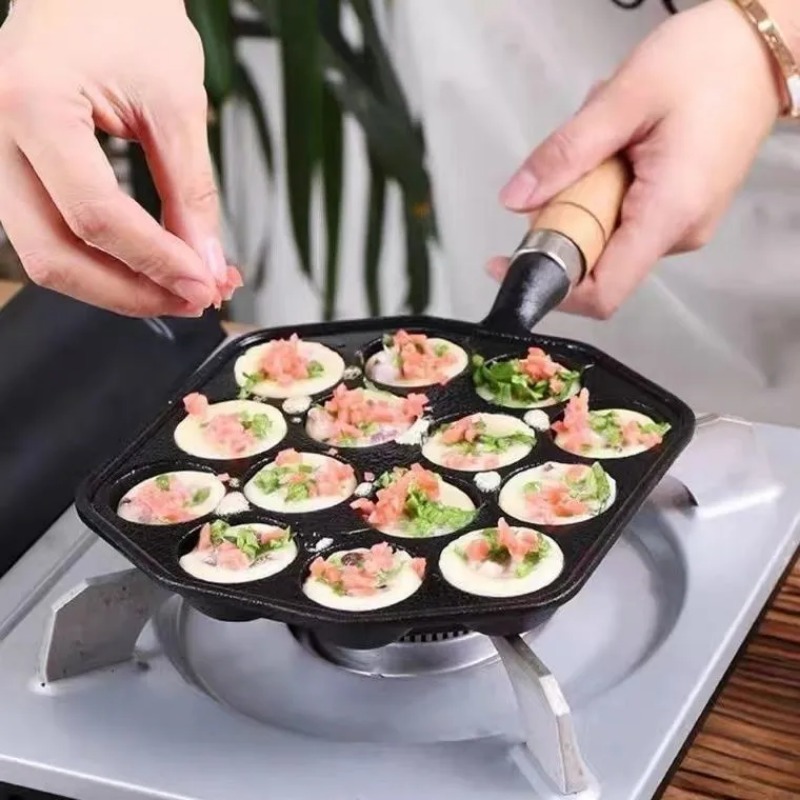 Baking Takoyaki Pan 14 Holes G - Cast Iron Tetsubin recension och pris