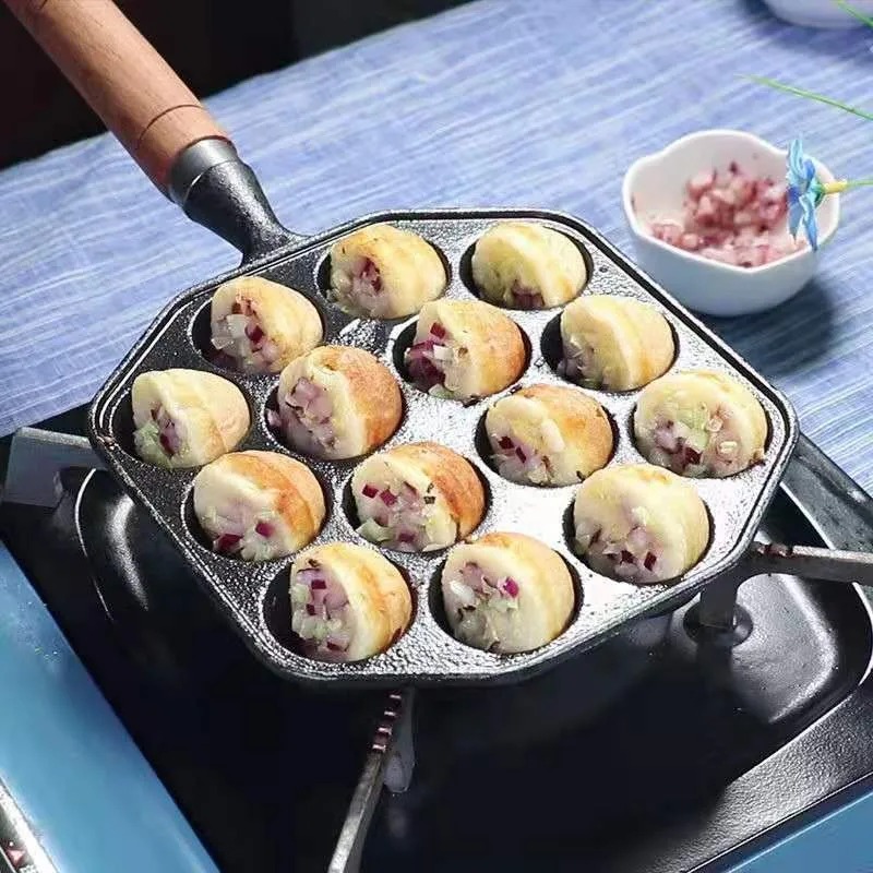 Baking Takoyaki Pan 14 Holes G - Cast Iron Tetsubin recension och pris