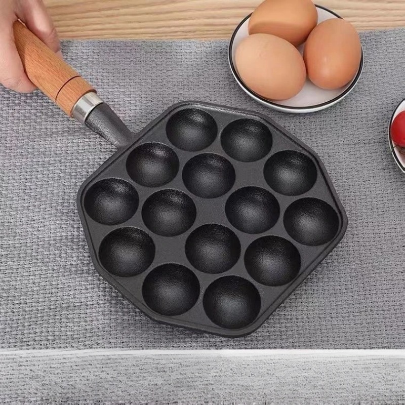 Baking Takoyaki Pan 14 Holes G - Cast Iron Tetsubin recension och pris