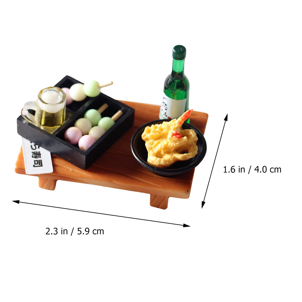 3Pcs Mini Sushi Realistic Deco - Japanese Lifestyle Japanese recension och pris