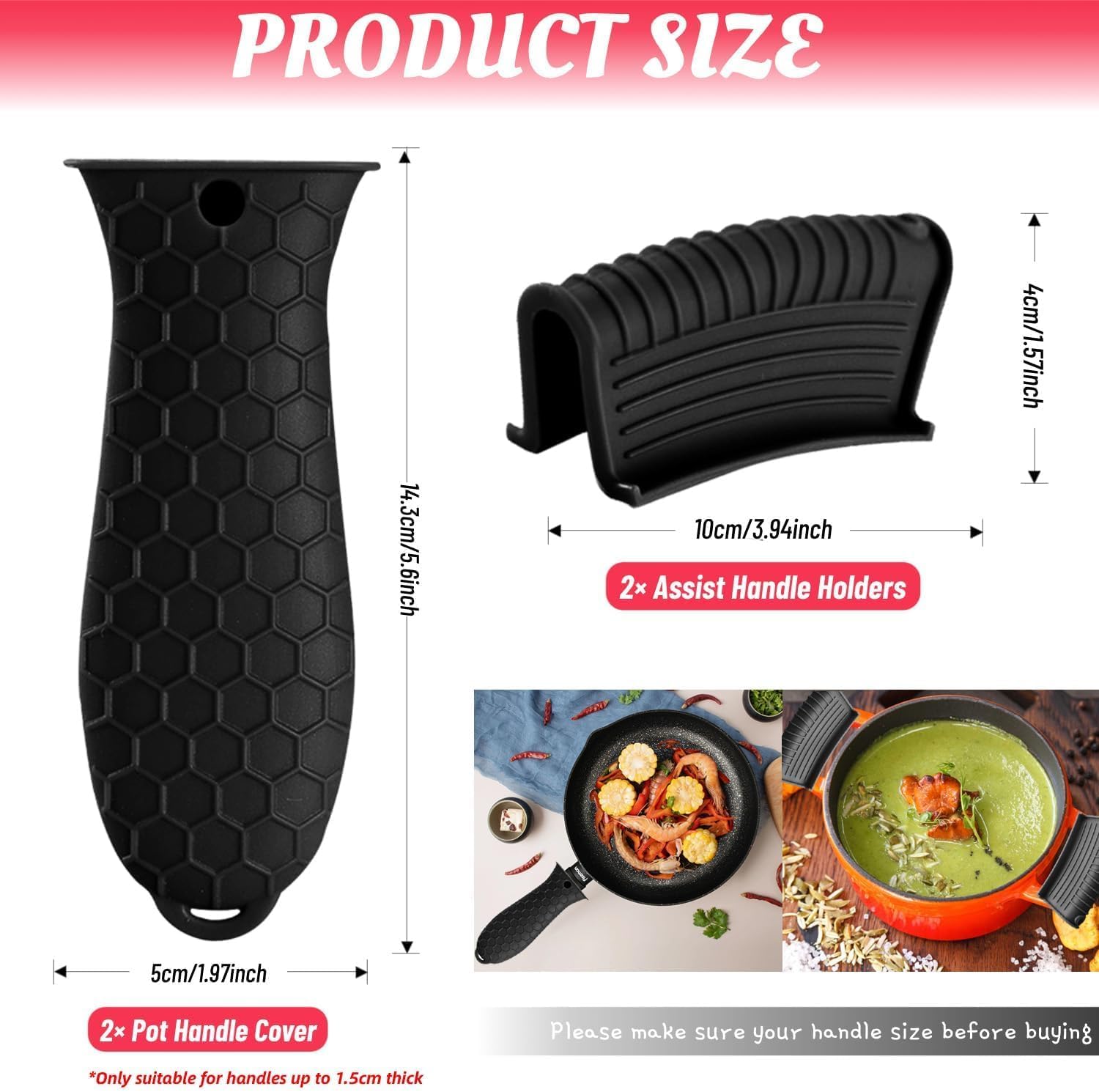 Silicone Heat-Resistant Handle - Cast Iron Tetsubin recension och pris
