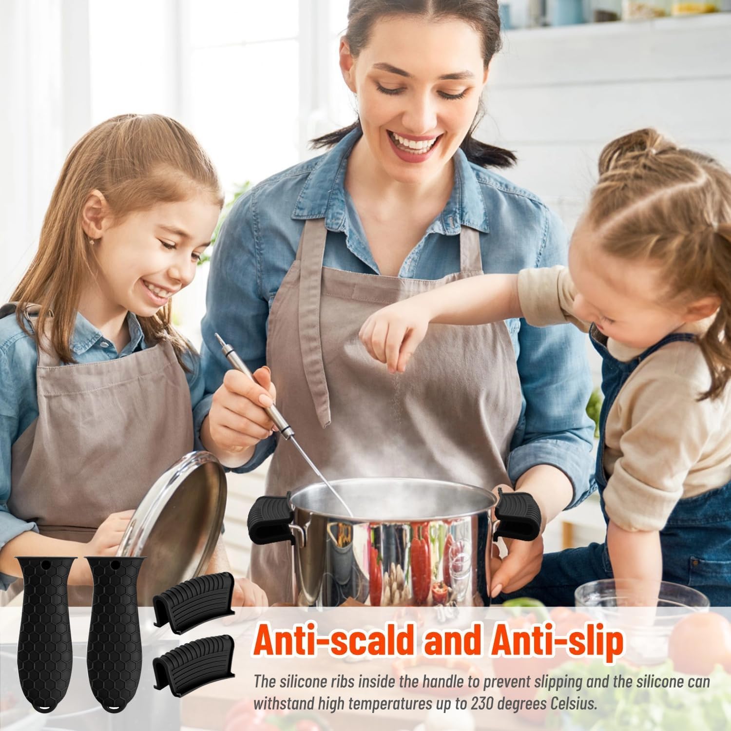Silicone Heat-Resistant Handle - Cast Iron Tetsubin recension och pris