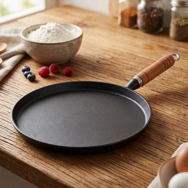 20/23/26cm Cast Iron Frying Pa - Cast Iron Tetsubin recension och pris