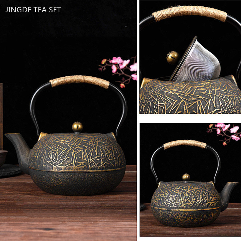 900ml Customized Cast Iron Tea - Cast Iron Tetsubin recension och pris