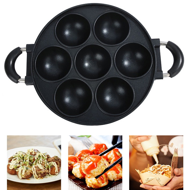 7 Hole Cake Cooking Pan Cast I - Cast Iron Tetsubin recension och pris