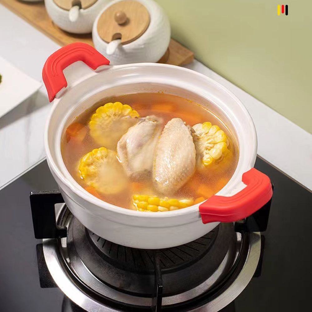 2PCS Silicone Anti-Scald Pot H - Cast Iron Tetsubin recension och pris