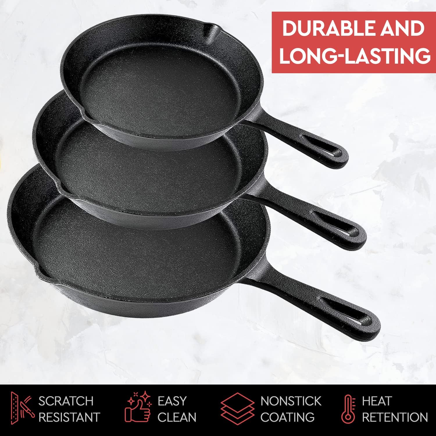 14/16/20cm Cast Iron Frying Pa - Cast Iron Tetsubin recension och pris